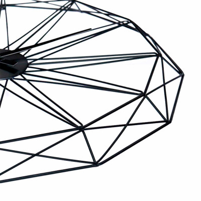 Reloj de Pared Moderno Negro Ø60cm Thinia Home Relojes de Pared 3