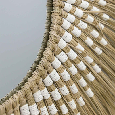 Espelho de parede de algas marinhas Brilho redondo Natural Ø90cm Thinia Home Espelhos de parede 3