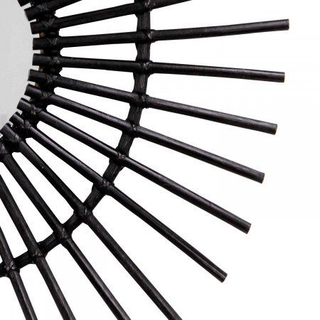Espejo de Pared en Ratán Ovalado Deko Negro 80cm Thinia Home Espejos de Pared 4 Espejo de Pared en Ratán Ovalado Deko Negro 80cm Thinia Home Espejos de Pared 4