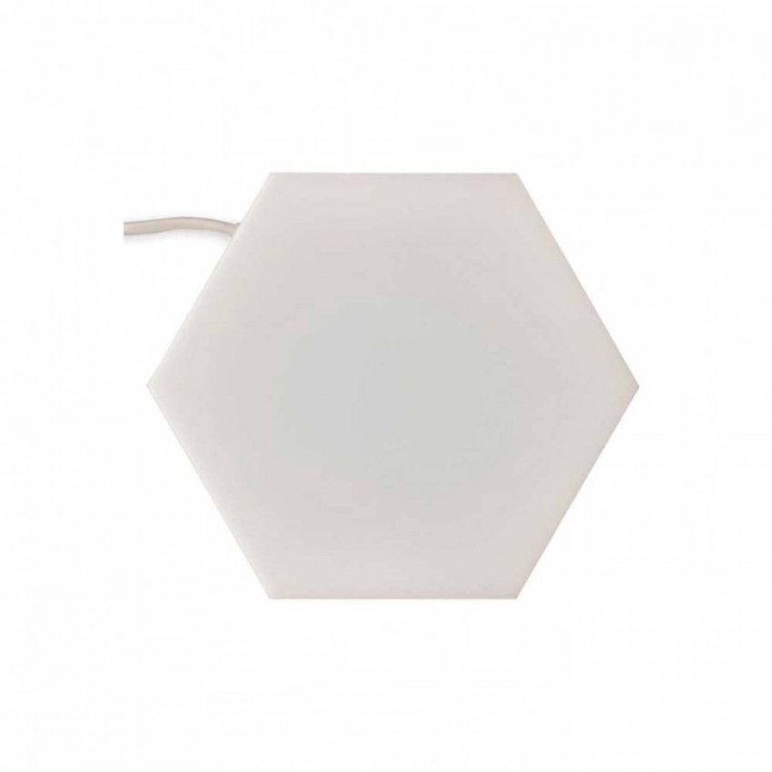 Panel LED Puzzle Enlazable Hexagonal Base 3,5W 200lm 16x18,5cm 4000K 7hSevenOn Deco Pantallas y Regletas LED 1