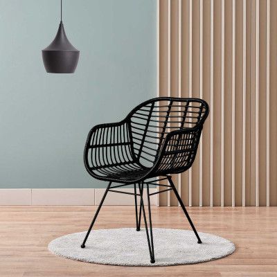 Silla Ratán Kailua 56x64x81cm Thinia Home Sillas Mimbre Comedor 15