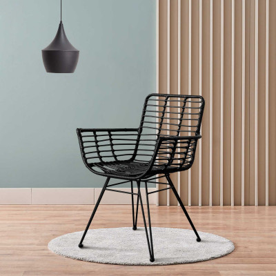 Silla Ratán Honolulu 60x58x88cm Thinia Home Mobiliario 16