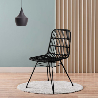 Silla Ratán Hawi 41,5x56x81cm Thinia Home Sillas Mimbre Comedor 15