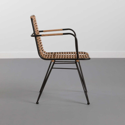 Silla Ratán Lahaina 55x60x82cm Thinia Home Sillas Mimbre Comedor 2