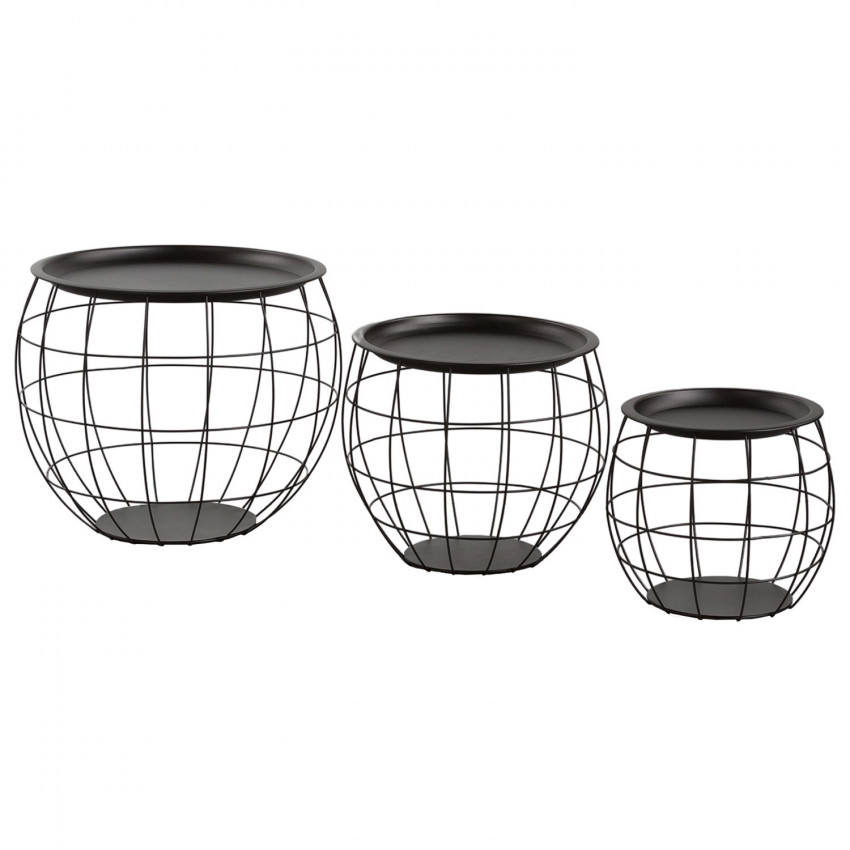 Kit 3 Mesitas de Centro Redondas Baloon Thinia Home Mesitas de Noche y Auxiliares 1 Kit 3 Mesitas de Centro Redondas Baloon Thinia Home Mesitas de Noche y Auxiliares 1