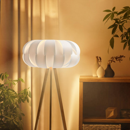Lámpara de Pie Buana Blanco 47x150cm 7hSevenOn Deco Lámparas de Pie 5 Lámpara de Pie Buana Blanco 47x150cm 7hSevenOn Deco Lámparas de Pie 5