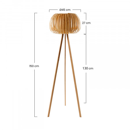 Lámpara de Pie Kusuma Crema 45x150cm 7hSevenOn Deco Lámparas de Pie 4 Lámpara de Pie Kusuma Crema 45x150cm 7hSevenOn Deco Lámparas de Pie 4