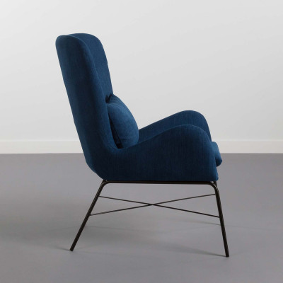 Sillón con Reposapiés 66x84x100cm Thinia Home Sillones 10