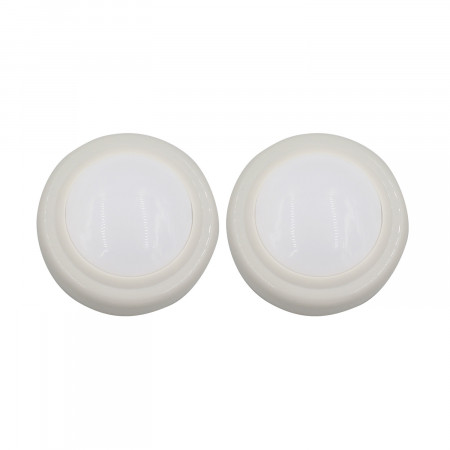 Pack 2 Luces de Noche LED Redondas con Mando a Distancia Blanco 4000K+RGB 20000H 7hSevenOn Luz de Noche 1