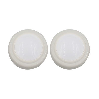 Pack 2 Luces de Noche LED Redondas con Mando a Distancia Blanco 4000K+RGB 20000H 7hSevenOn Luz de Noche 1