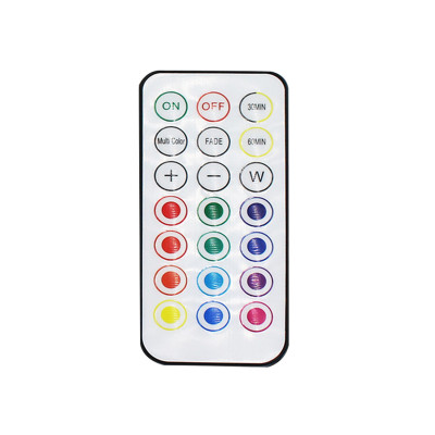 Pack 2 Luces de Noche LED Redondas con Mando a Distancia Blanco 4000K+RGB 20000H 7hSevenOn Luz de Noche 2