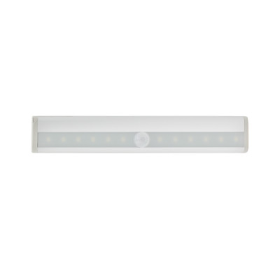 Mini Regleta LED con Sensor Crepuscular y Movimiento 1W 100lm Plateado 4000K 20000H 7hSevenOn Pantallas y Regletas LED 1