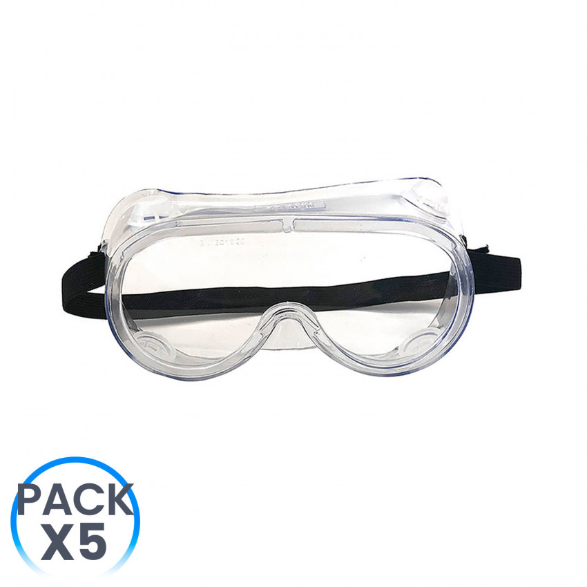 Pack 5 Gafas Protectoras Integrales Transparente O91 Herramientas 1 Pack 5 Gafas Protectoras Integrales Transparente O91 Herramientas 1