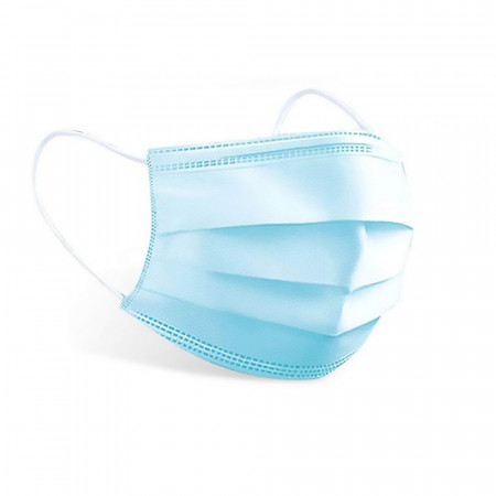 Embalagem 100 máscaras de higiene não reutilizáveis Azul O91 Health 2
