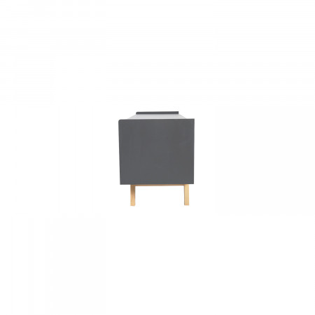 Mueble de TV Denise 160x40x50cm Gris Thinia Home Muebles de TV 3