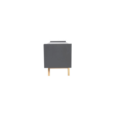 Mueble de TV Denise 160x40x50cm Gris Thinia Home Muebles de TV 3