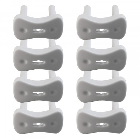 Pack 8 Protectores de Enchufe Europlug Empotrables Blancos Nine&One Herramientas 1