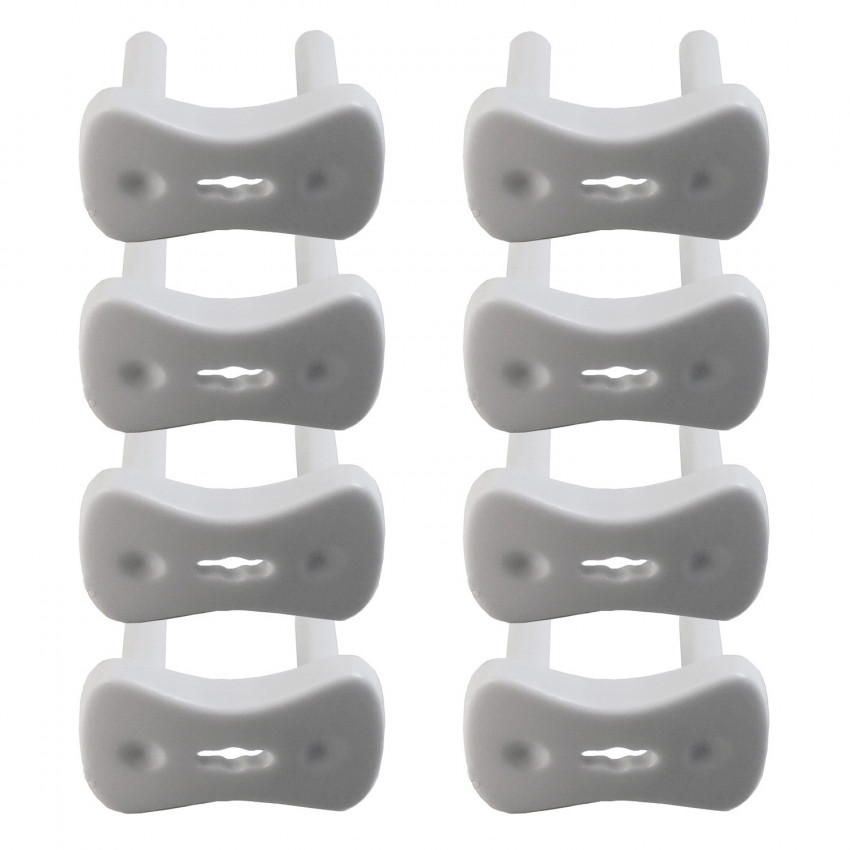 Pack 8 Protectores de Enchufe Europlug Empotrables Blancos Nine&One Herramientas 1 Pack 8 Protectores de Enchufe Europlug Empotrables Blancos Nine&One Herramientas 1