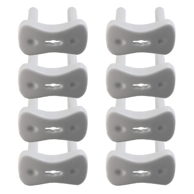 Pack 8 Protectores de Enchufe Europlug Empotrables Blancos Nine&One Herramientas 1