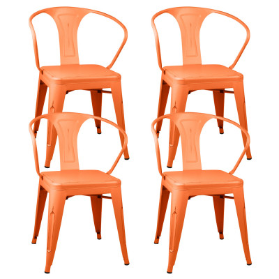 Pack 4 Sillas de Comedor Strong Vintage 53x45x80cm Thinia Home Sillas de Comedor de Diseño 9