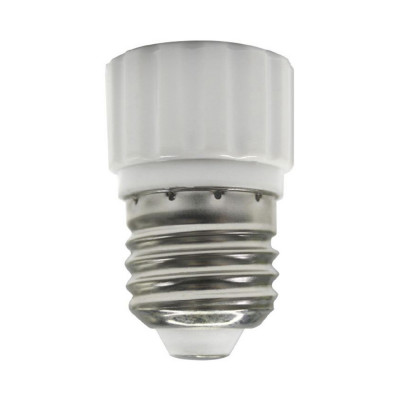 Adaptador Casquillo E27 a GU10 Blanco 7hSevenOn Elec Clavijas, Casquillos y Adaptadores 1