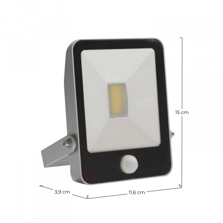 Proyector LED 20W de Exterior Orientable con Sensor de Movimiento Aluminio 4000K 7hSevenOn Outdoor Proyectores LED 2