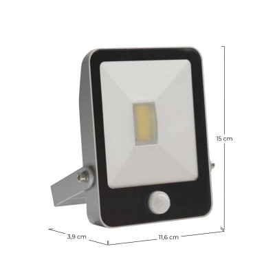 Proyector LED 20W de Exterior Orientable con Sensor de Movimiento Aluminio 4000K 7hSevenOn Outdoor Proyectores LED 2