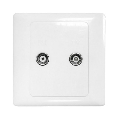 Tomada de encastrar com tomada de TV e rádio 7hSevenOn Elec TV e telefonia 1