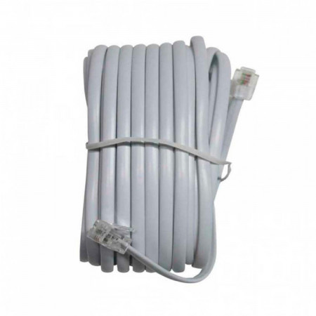 Cable de Teléfono Macho a Macho RJ11 4,5m 7hSevenOn Elec TV y Telefonía 1