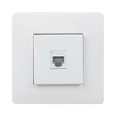 Toma de Teléfono de Superficie 4 vías 7hSevenOn Elec TV y Telefonía 1