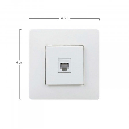 Toma de Teléfono de Superficie 4 vías 7hSevenOn Elec TV y Telefonía 2 Toma de Teléfono de Superficie 4 vías 7hSevenOn Elec TV y Telefonía 2