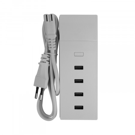 Base de Carga Ultra Rápida 4 USB 1m Blanco Nine&One Bases Múltiples 1