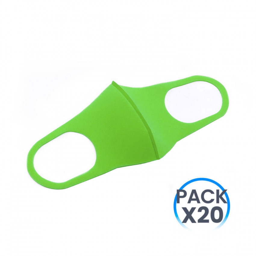Pack 20 Mascarillas Reutilizables Infantil O91 Salud 1 Pack 20 Mascarillas Reutilizables Infantil O91 Salud 1