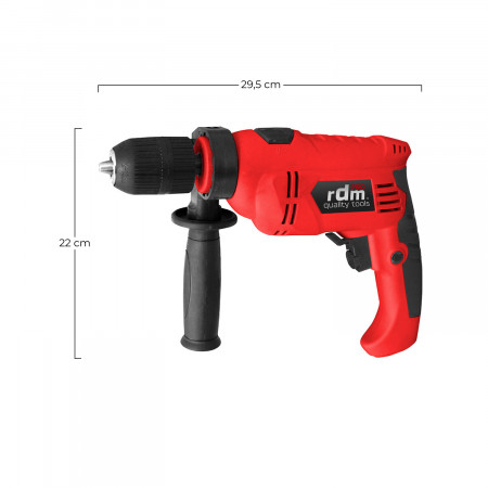 Taladro Percutor 710W Reversible RDM PRO Quality Tools Herramientas 2