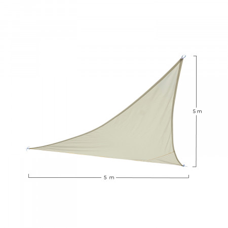 Toldo Vela de Sombra Impermeable 3 Anclajes Beige 5x5m 7house Toldos Vela y Parasoles 2 Toldo Vela de Sombra Impermeable 3 Anclajes Beige 5x5m 7house Toldos Vela y Parasoles 2