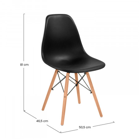 Pack 4 Sillas de Comedor Estilo Nórdico Sixa 81x50,5x46,5cm Thinia Home Sillas Comedor Nórdicas 12 Pack 4 Sillas de Comedor Estilo Nórdico Sixa 81x50,5x46,5cm Thinia Home Sillas Comedor Nórdicas 12