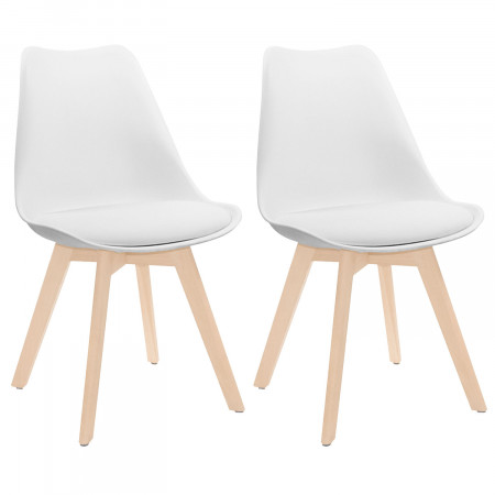 Pack 2 Sillas de Comedor Estilo Nórdico Daria 83x55x48cm Thinia Home Sillas de Comedor 1