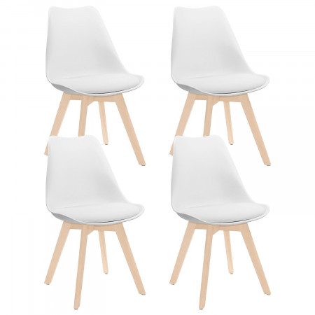 Pack 4 cadeiras de jantar Daria Nordic Style 83x55x48cm Thinia Home Nordic Dining Chairs 1