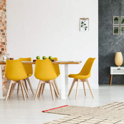 Silla de Comedor Estilo Nórdico Daria 83x55x48cm Thinia Home Sillas Comedor Nórdicas 30