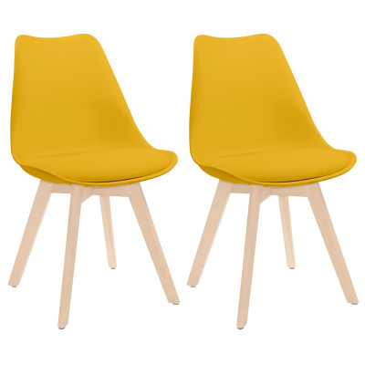 Pack 2 Sillas de Comedor Estilo Nórdico Daria 83x55x48cm Thinia Home Sillas de Comedor 29