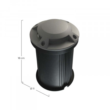 Baliza Empotrable 20W de Exterior Negro Dayron Apliques de Exterior 2 Baliza Empotrable 20W de Exterior Negro Dayron Apliques de Exterior 2