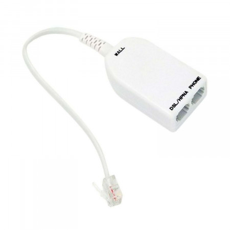 Adaptador Teléfono Cable 2 Entradas 7hSevenOn Elec TV y Telefonía 1