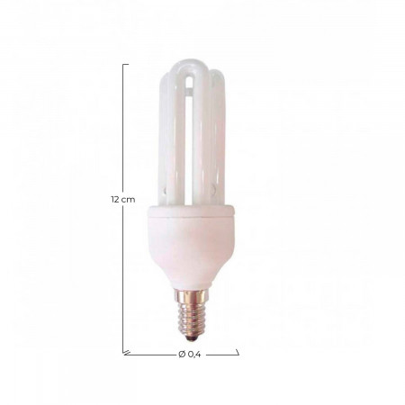 Bombilla CFL Bajo Consumo Mini 3U E14 11W 605lm 2700K 7hSevenOn Outlet 2 Bombilla CFL Bajo Consumo Mini 3U E14 11W 605lm 2700K 7hSevenOn Outlet 2