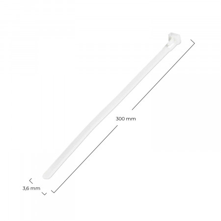 Pack 100 Bridas de Nylon 300x3.6mm 7hSevenOn Herramientas 10 Pack 100 Bridas de Nylon 300x3.6mm 7hSevenOn Herramientas 10