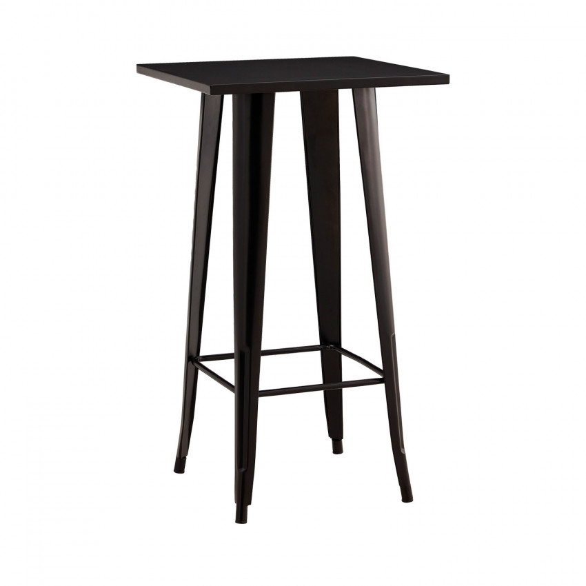 Mesa de apoio quadrada forte 60x60x105cm Thinia Home Mesas de cabeceira e mesas de apoio 1
