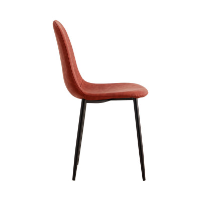 Silla de Comedor de Piel Mera 56x44x87.5cm Thinia Home Sillas de Comedor de Diseño 10