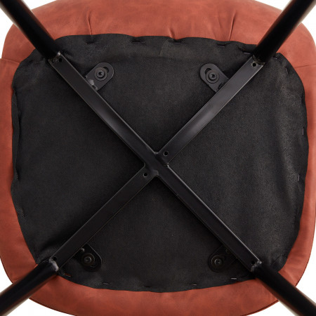 Pack 2 Sillas de Comedor de Piel Mera 56x44x87.5cm Thinia Home Sillas de Comedor de Diseño 12 Pack 2 Sillas de Comedor de Piel Mera 56x44x87.5cm Thinia Home Sillas de Comedor de Diseño 12