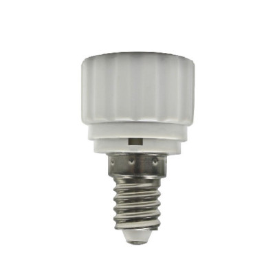 Adaptador Casquillo E14 a GU10 Blanco 7hSevenOn Elec Outlet 1