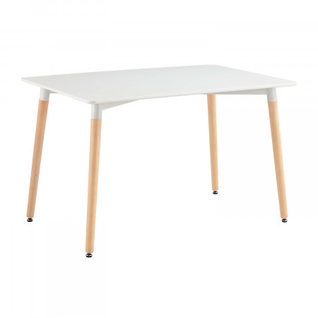Conjunto Comedor Mesa Rectangular Blanca y 4 Sillas de Madera de Haya Morgan Blanco Thinia Home Conjuntos de Mesa y Sillas de Co Conjunto Comedor Mesa Rectangular Blanca y 4 Sillas de Madera de Haya Morgan Blanco Thinia Home Conjuntos de Mesa y Sillas de Co