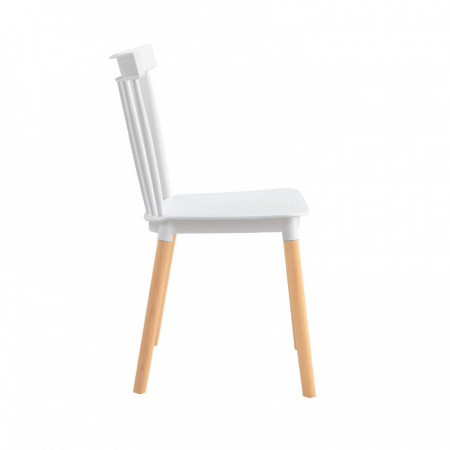 Silla de Comedor Valencia Blanco 44x52.5x81.5cm Thinia Home Sillas Comedor Nórdicas 3 Silla de Comedor Valencia Blanco 44x52.5x81.5cm Thinia Home Sillas Comedor Nórdicas 3